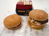 マックチキンとメガマック