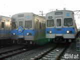 5000 系ステンレス (59) とアルミ (90) 編成